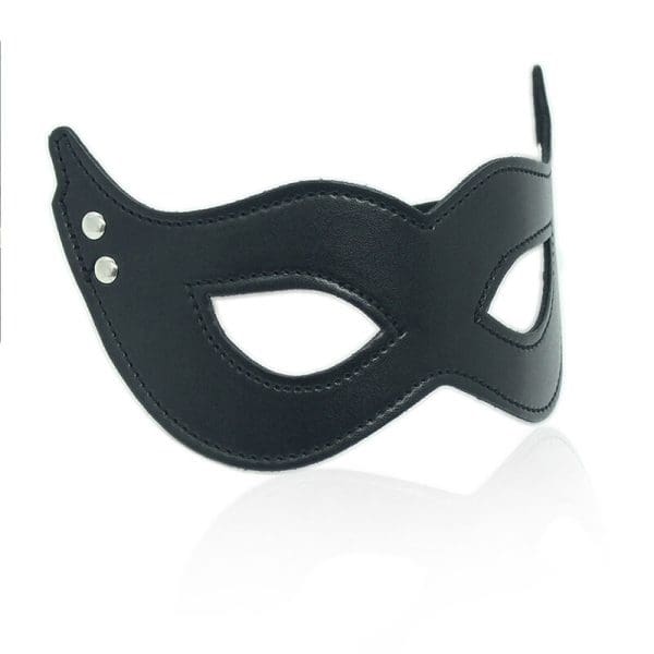 OHMAMA FETISH - PU MASK WITH CLAMPS 3